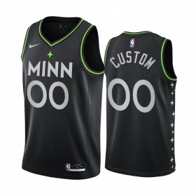 NBA Minnesota Timberwolves Trikot Benutzerdefinierte 2020-21 City Edition Swingman - Herren